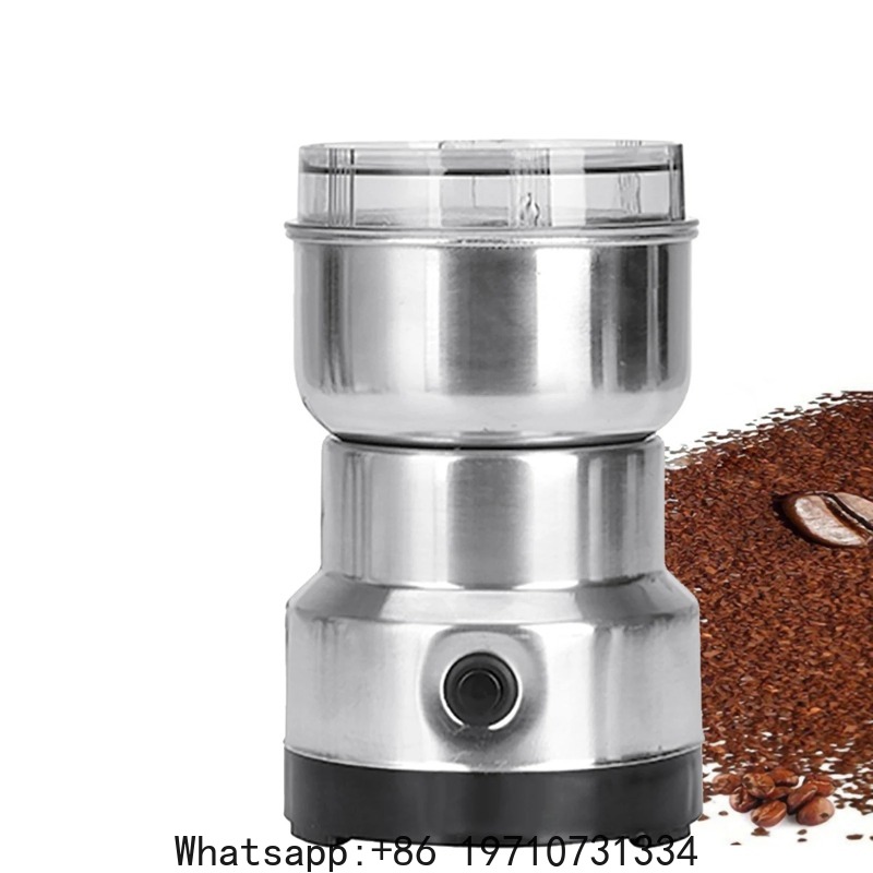 Coffee Bean Grinder Electric - Smash Machine Electric Cereals Grain Grinder