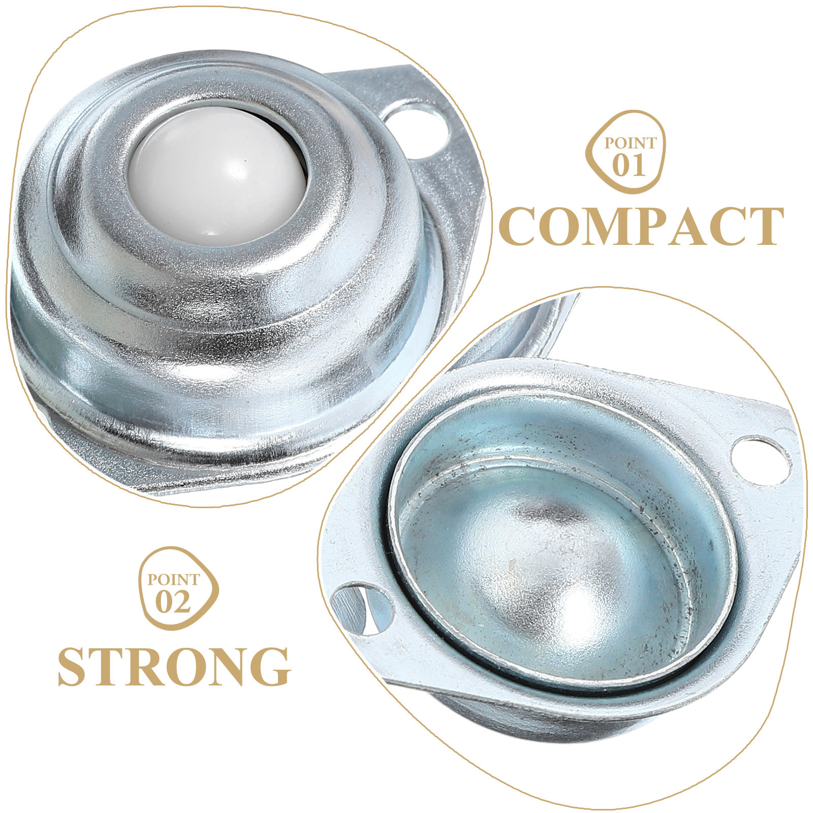 12Pcs Universal Ball Casters N - Small Appliances 评论和价格
