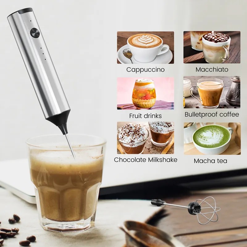 Wireless Electric Mini Milk Fr - Immersion Hand Blender Set 评论和价格
