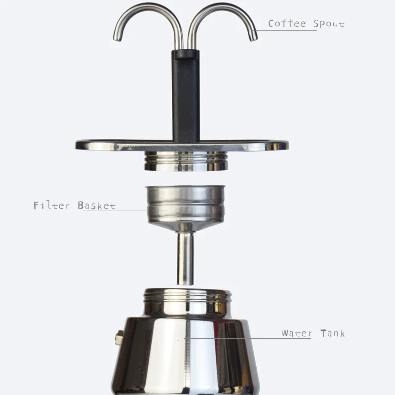 200ML Mini Moka Pot Double Tub - Small Appliances 评论和价格