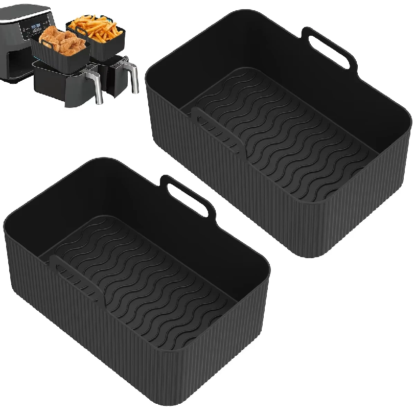2Pcs Air Fryer Silicone Pot Ai - Air Fryer Silicone Pot Liner 评论和价格