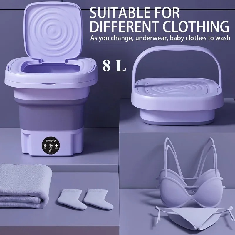 2025 Portable Mini Folding Was - Small Appliances 评论和价格