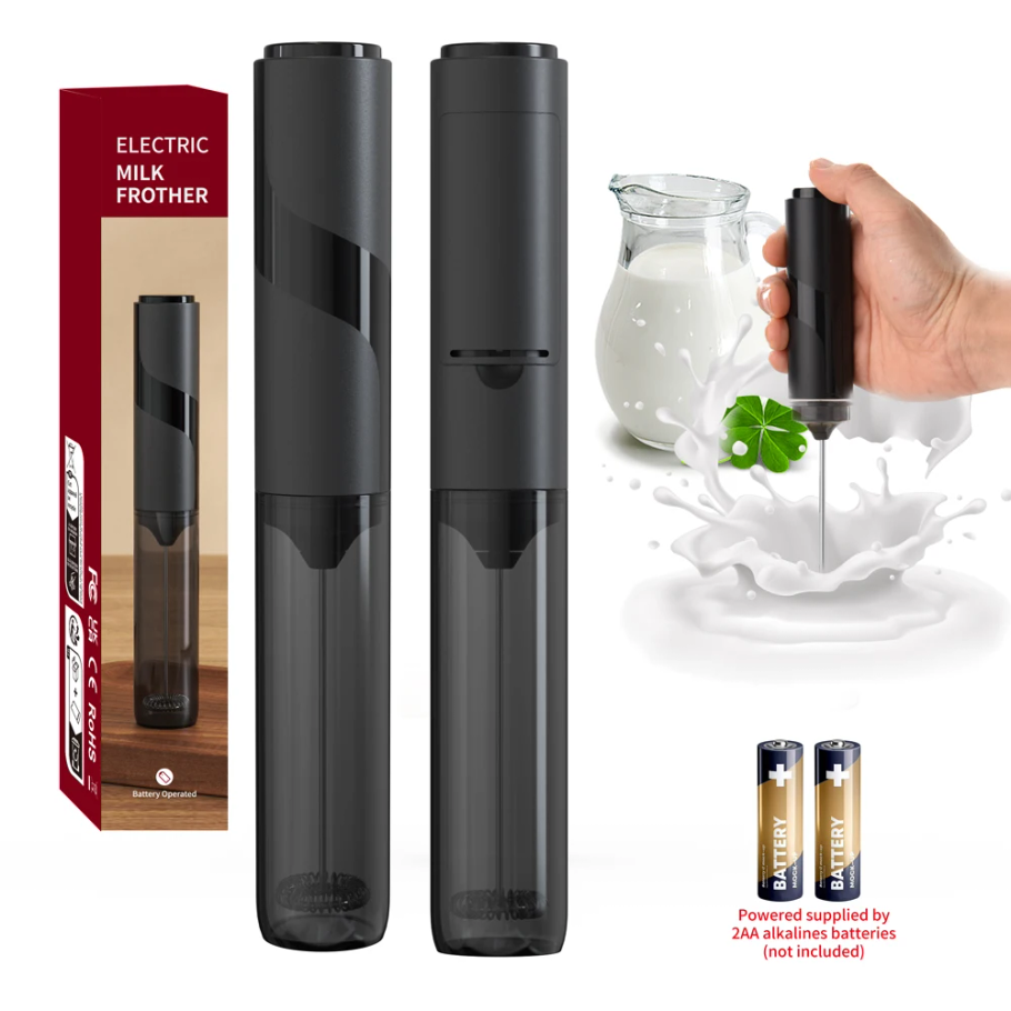 Stainless Steel Electric Milk  - Electric Milk Frother Handheld 评论和价格