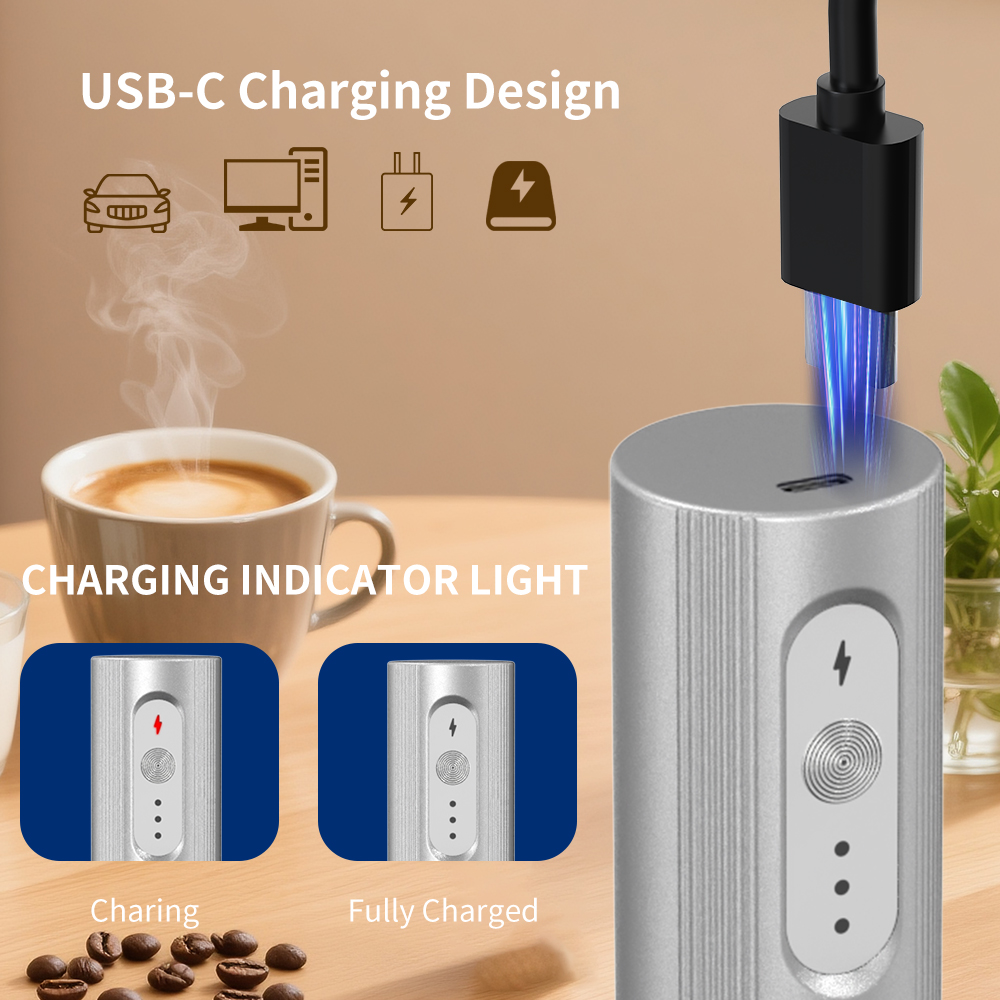 Cliton Electroplated Silver US - Electric Milk Frother Handheld 评论和价格
