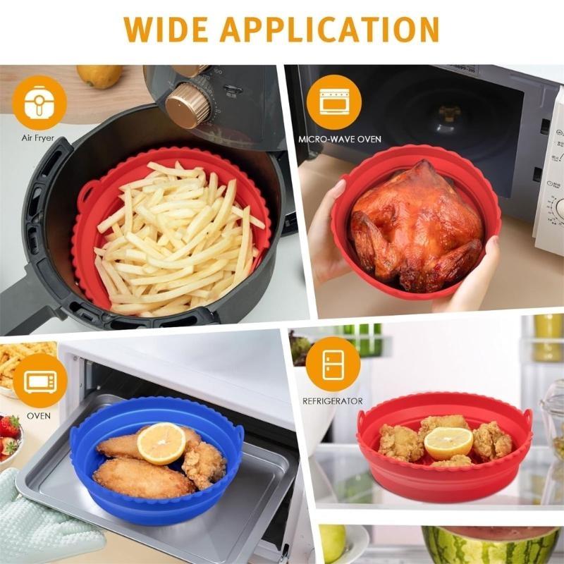 D0AB 2-Pack Air Fryer Silicone - Air Fryer Silicone Pot Liner 评论和价格