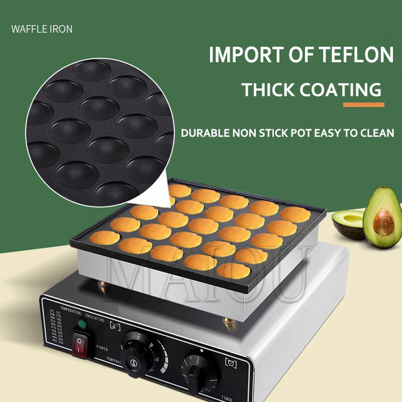 25 Holes Pancake Waffle Makers - Mini Waffle Maker Machine 评论和价格