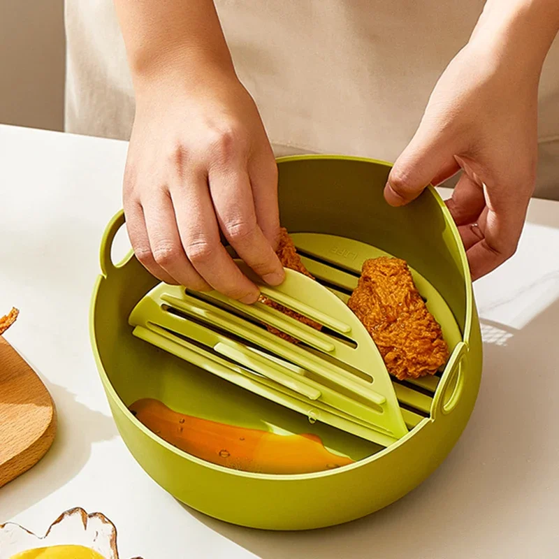 Round Air Fryer Liners Square  - Air Fryer Silicone Pot Liner 评论和价格