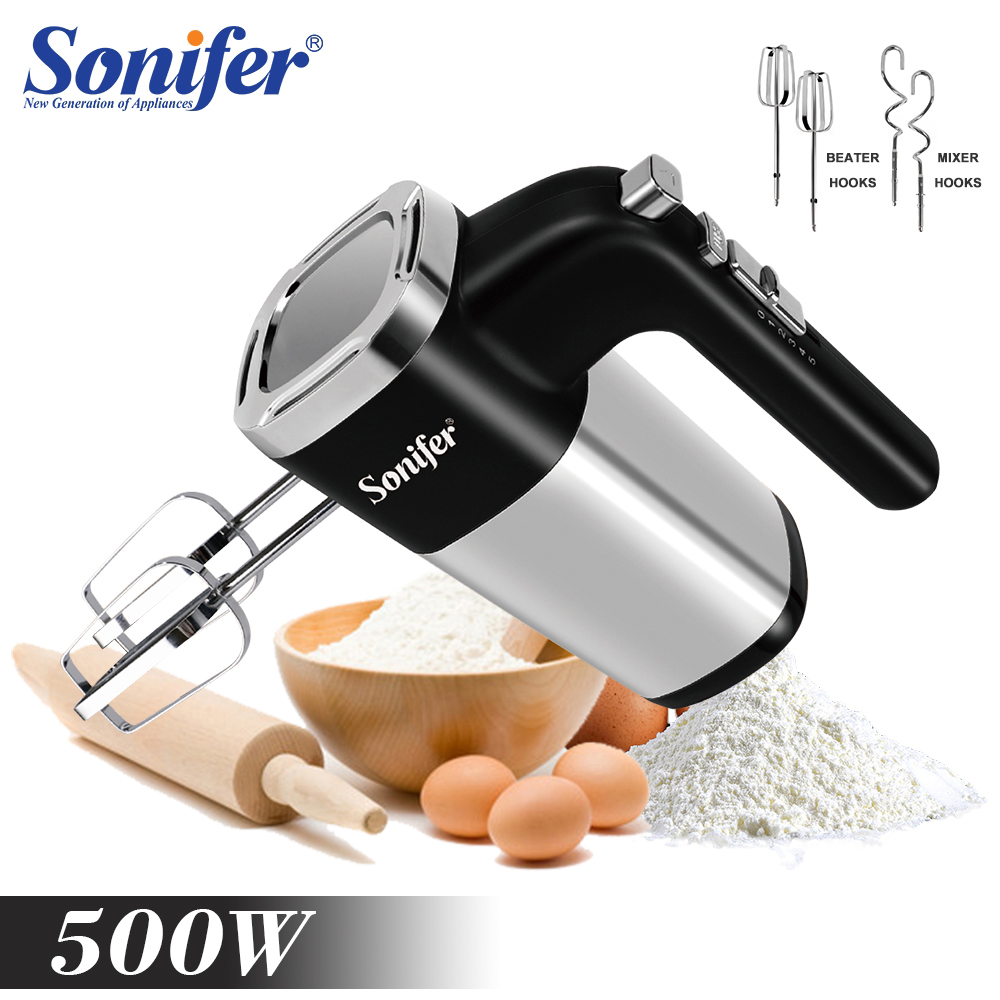 Food Mixer 500W Electric Whisk - Immersion Hand Blender Set 评论和价格