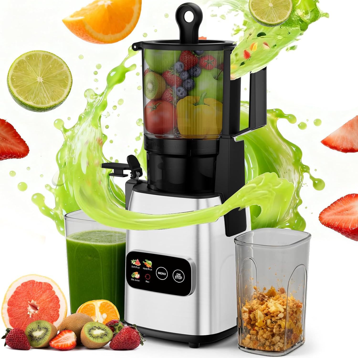 Slow Masticating Cold Press Ju - Electric Slow Juicer Cold Press 评论和价格