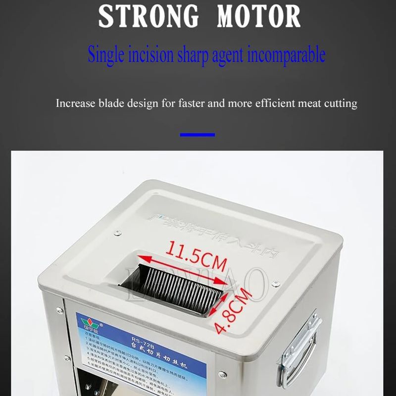 Electric Meat Slicer 150Kg/H 2 - Automatic Meat Slicer Home 评论和价格