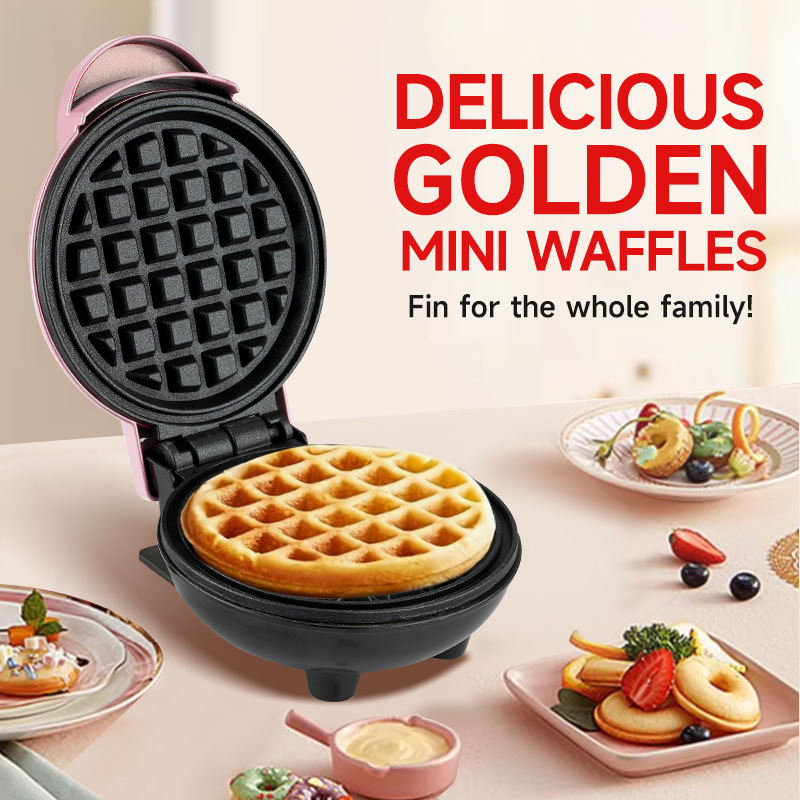 Mini Waffle Maker Electric Kit - Mini Waffle Maker Machine 评论和价格