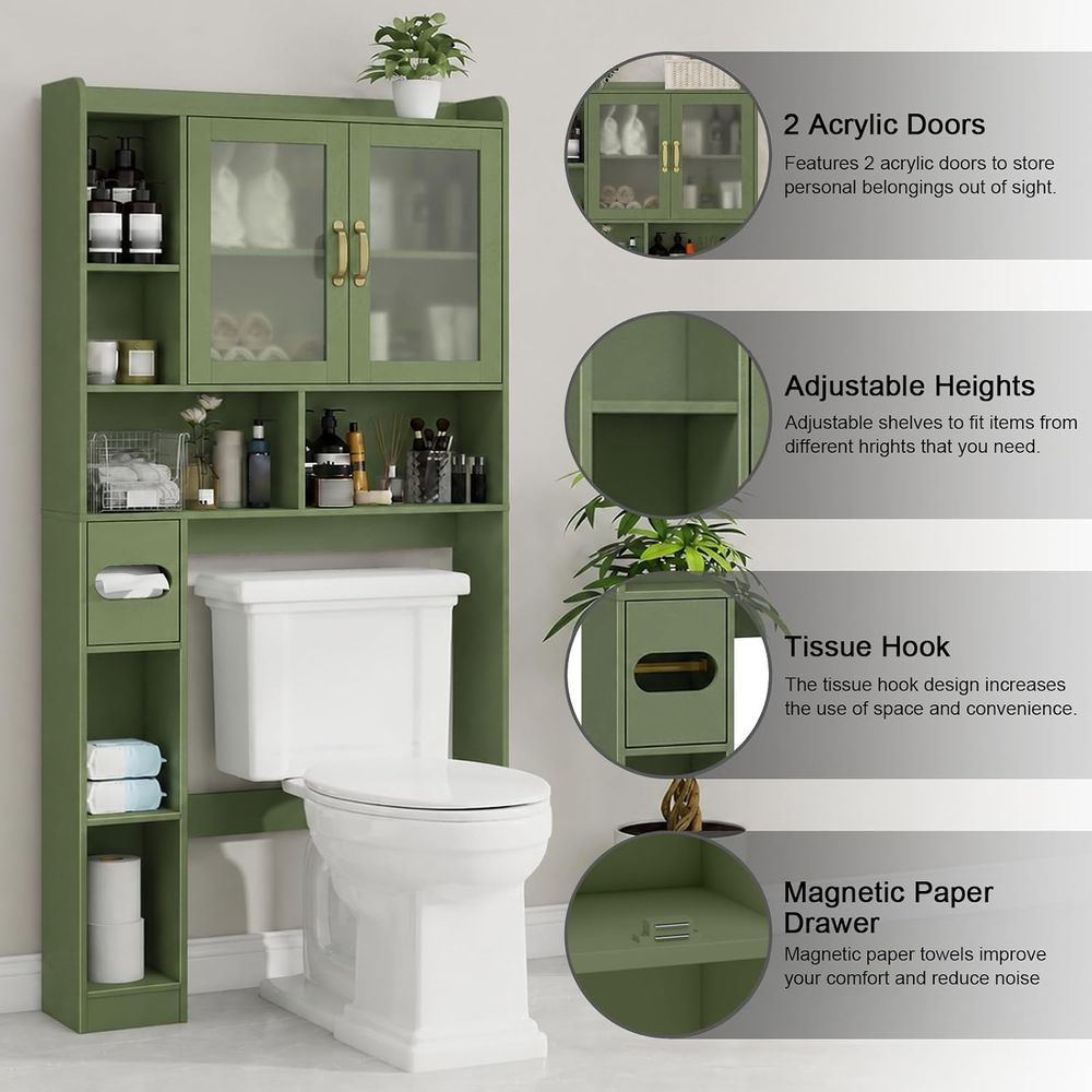 Space-Saving Acrylic Over-the- - Laundry 评论和价格